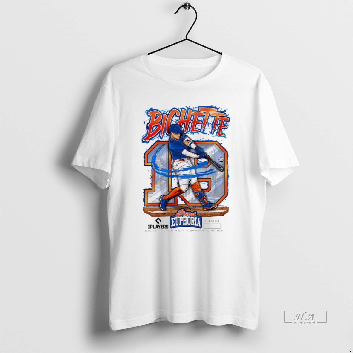 Official Bo Bichette New York Mets Mlb 2026 Planet Euphoria Art