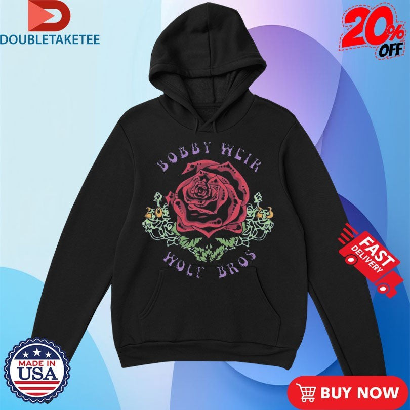 Official Bob Weir And Wolf Bros 2023 Rose Shirts Unisex , , , Long Sleeve Tee