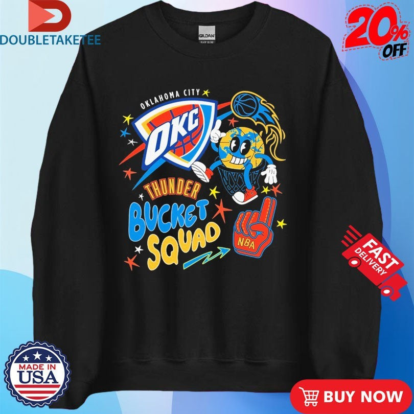 Official Bucket Squad NBA Oklahoma City Thunder Shirts Unisex , , , Long Sleeve Tee