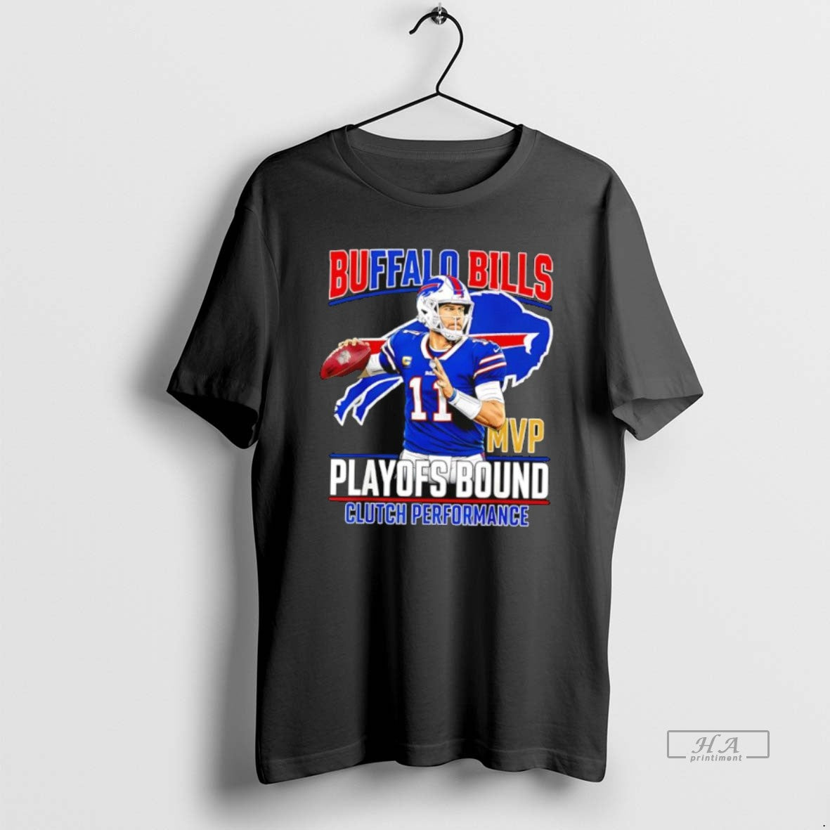 Official Buffalo Bills Playoffs Bound Josh Allen Mvp Clutch Performance