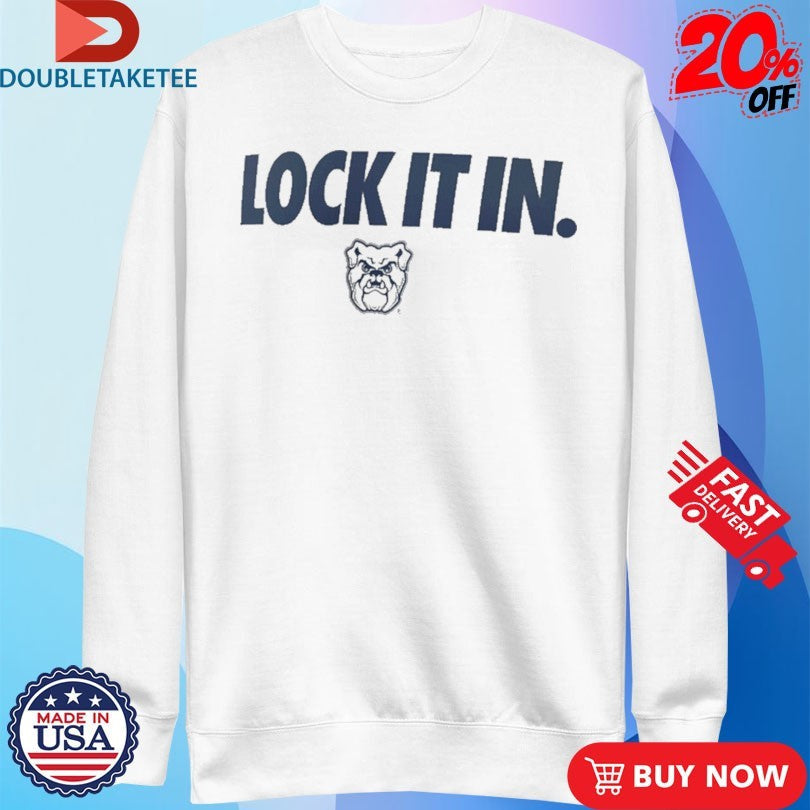 Official Butler Bulldogs Lock It In Shirts Unisex , , , Long Sleeve Tee