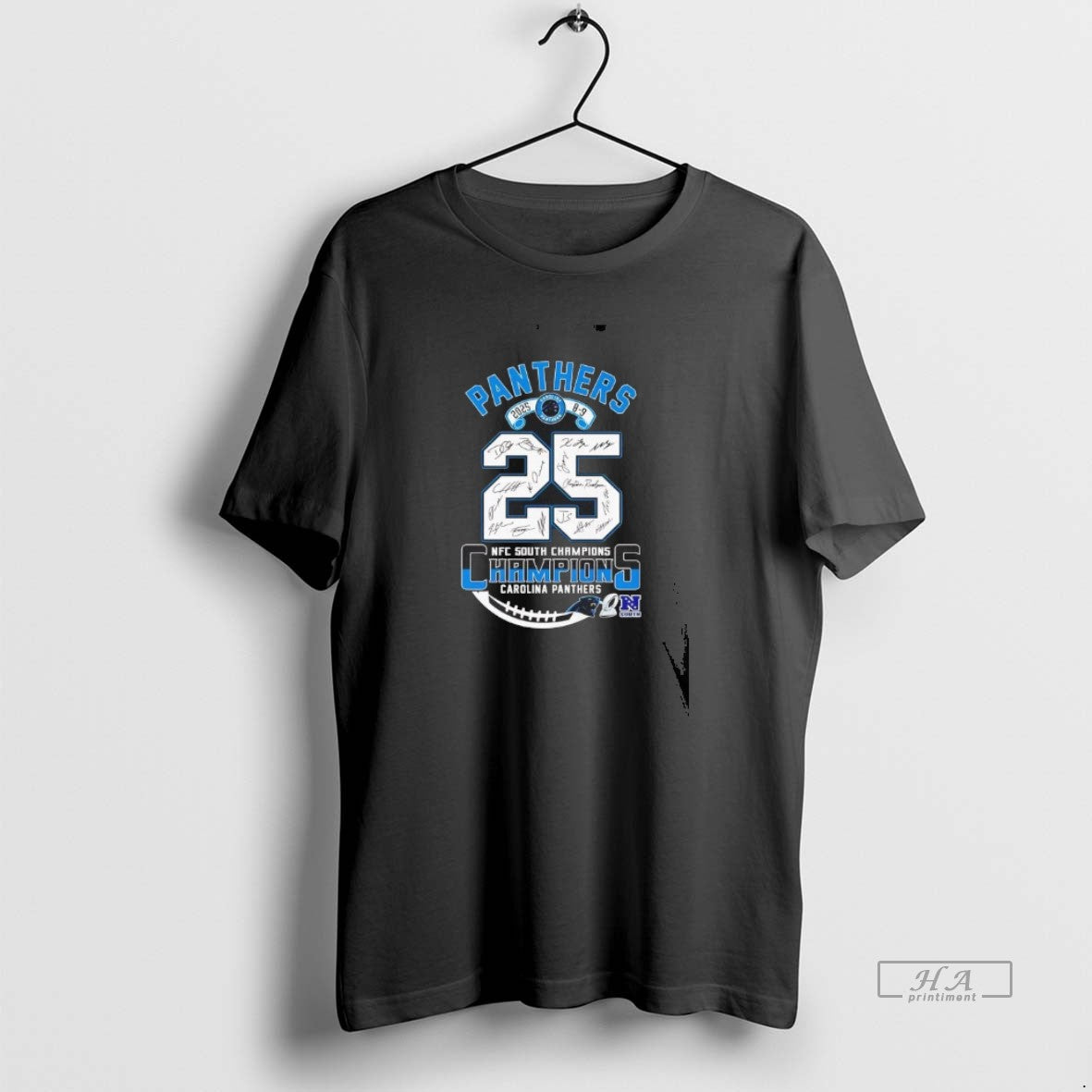 Official Carolina Panthers 2025 Perfect Season Nfc South Champions