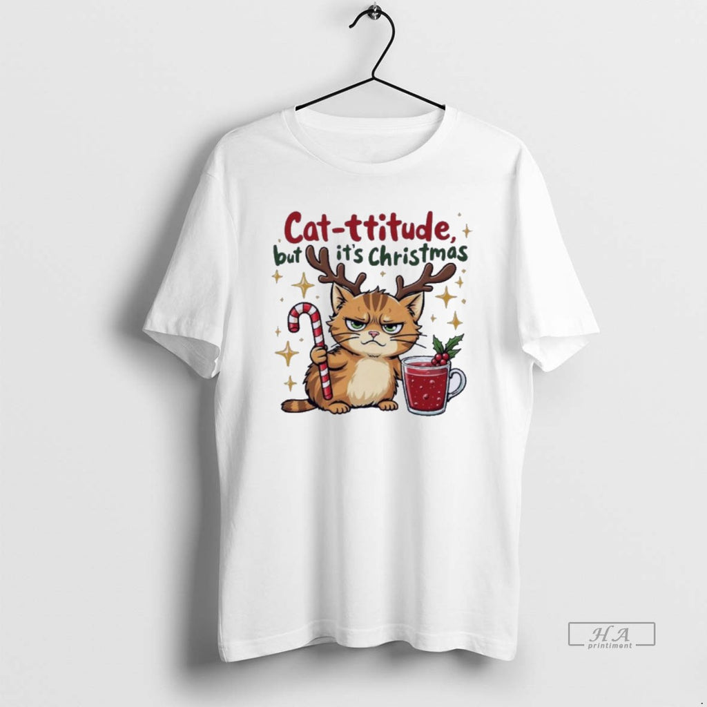 Official Cat Titude Christmas Cat Grumpy Cattitude Meme