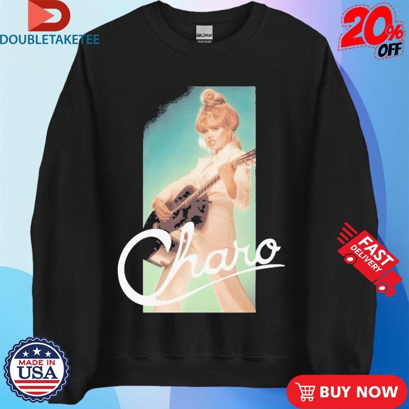 Official Charo 1981 Guitar Photo Shirts Unisex , , , Long Sleeve Tee