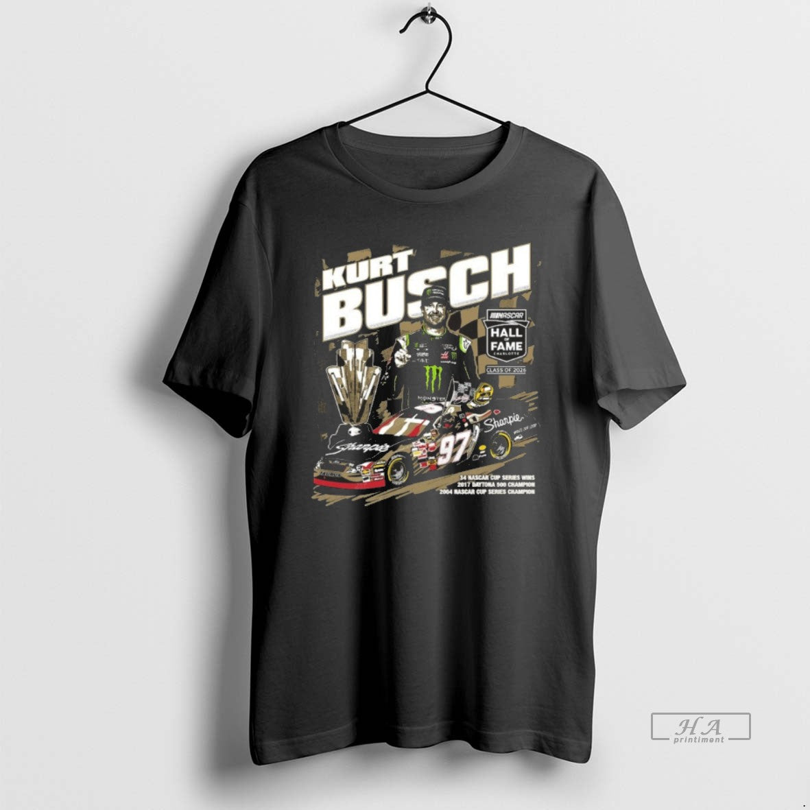 Official Checkered Flag Sports Kurt Busch Nascar 2026 Hall Of Fame