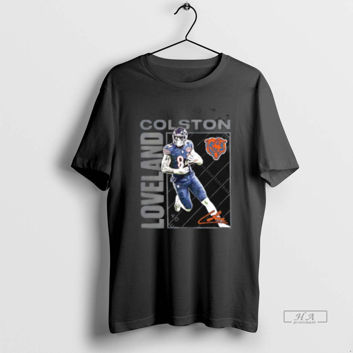 Official Chicago Bears Colston Loveland Signature Graphic