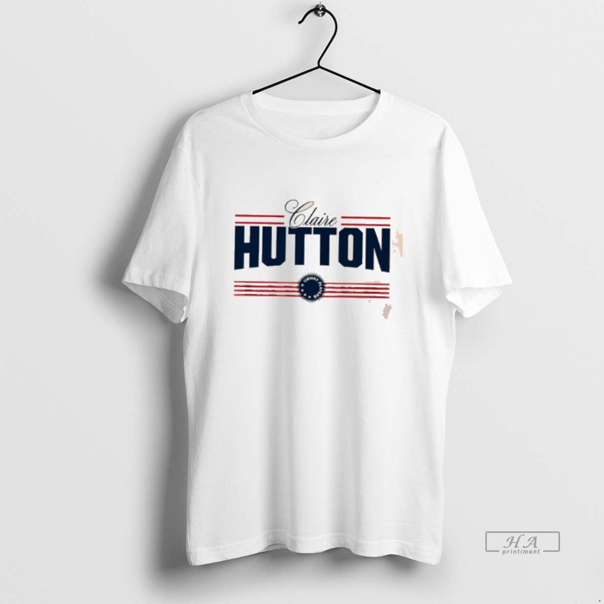 Official Claire Hutton Uswnt Players Stars Stripes Tee