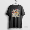 Official Cocklogo Suckers Hockey Club Chicken Tee