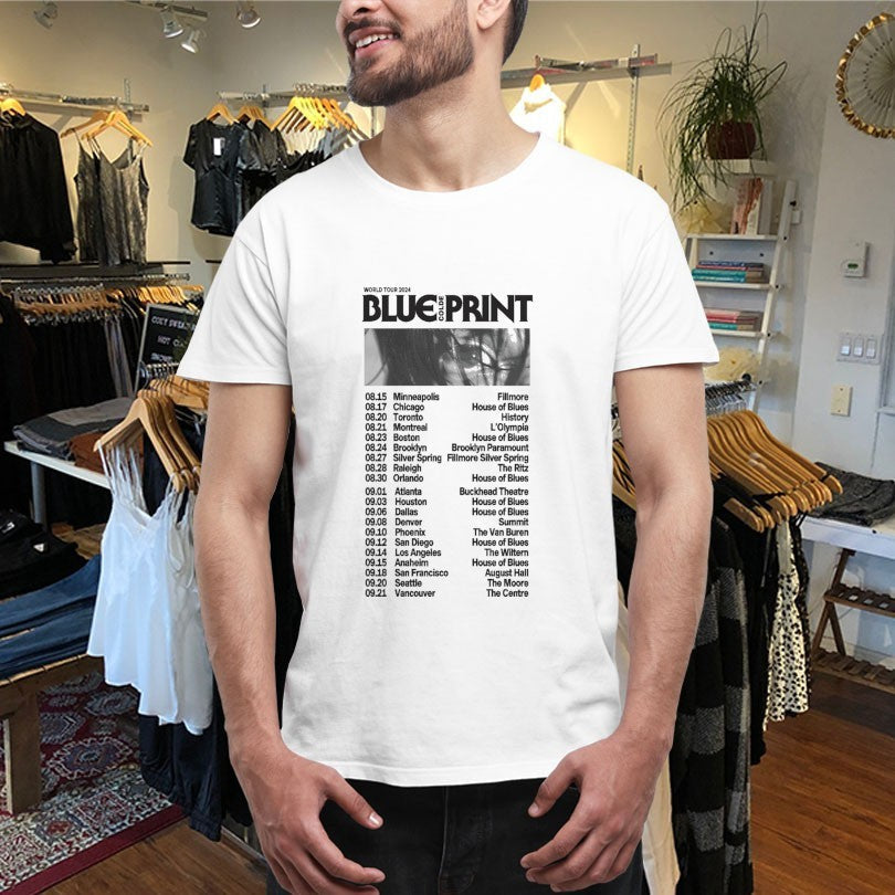 Official Colde Blueprint World Tour 2024 Shirts Unisex , , , Long Sleeve Tee