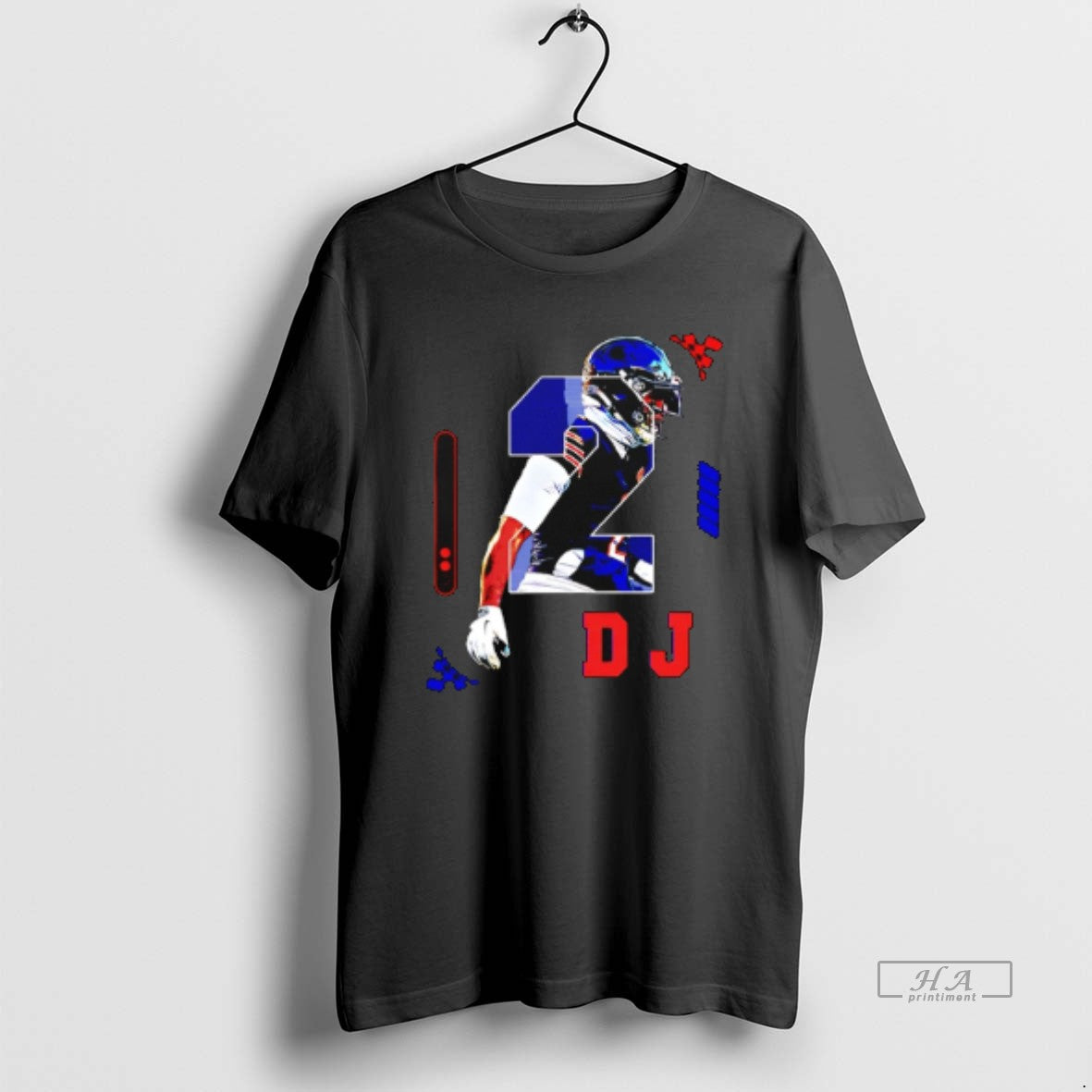 Official Dj Moore Chicago Bears Dj Graphic
