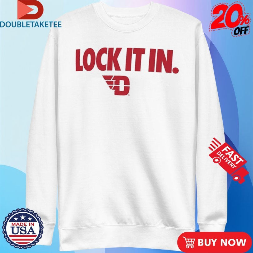 Official Dayton Flyers Lock It In Shirts Unisex , , , Long Sleeve Tee