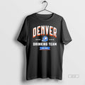 Official Denver Broncos Drinking Team St Patricks Day Helmet Logo Est 2026