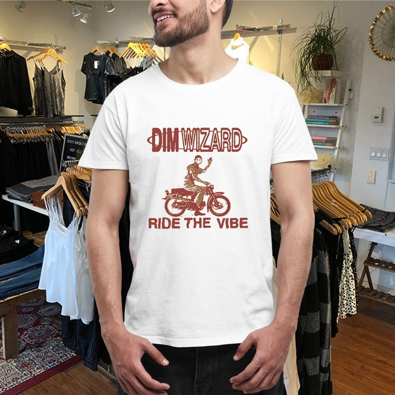 Official Dim Wizard Ride The Vibe Motor Smiley Shirts Unisex , , , Long Sleeve Tee