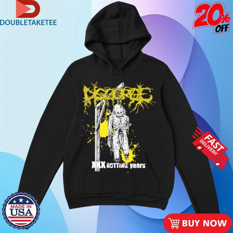 Official Disgorge XXX Rotting Years Shirts Unisex , , , Long Sleeve Tee