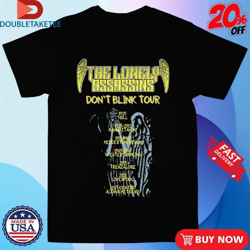 Official Doctor Who The Lonely Assassins Don’t Blink Tour Weeping Angels Shirts Unisex , , , Long Sleeve Tee