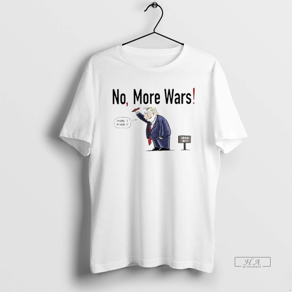 Official Donald Trump No More Wars Iran Meme
