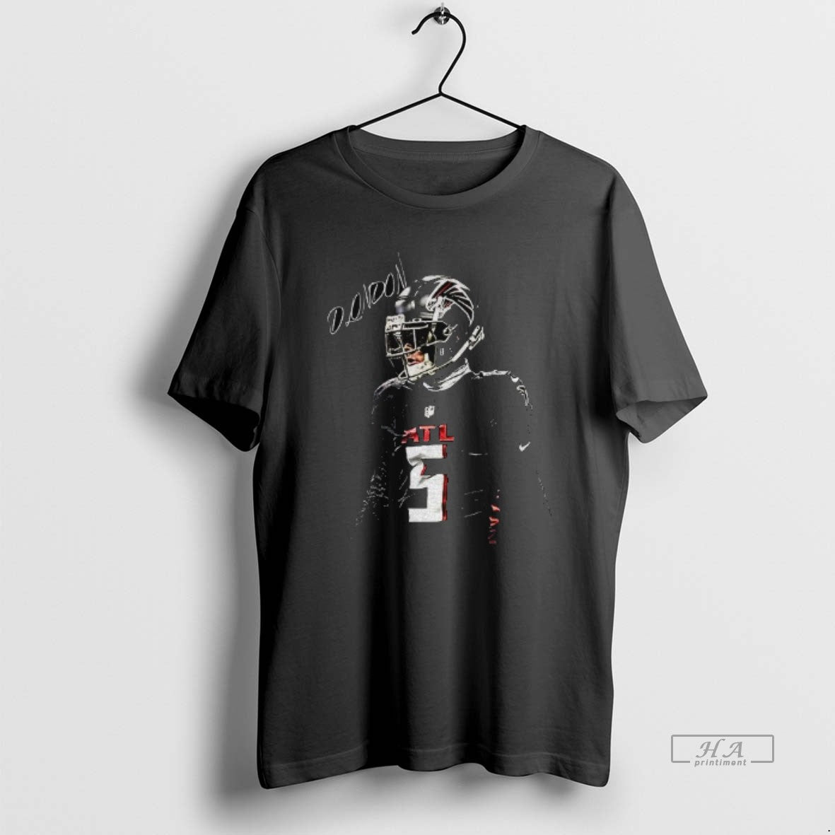 Official Drake London Posing 5 Atlanta Falcons Football Nfl Signature