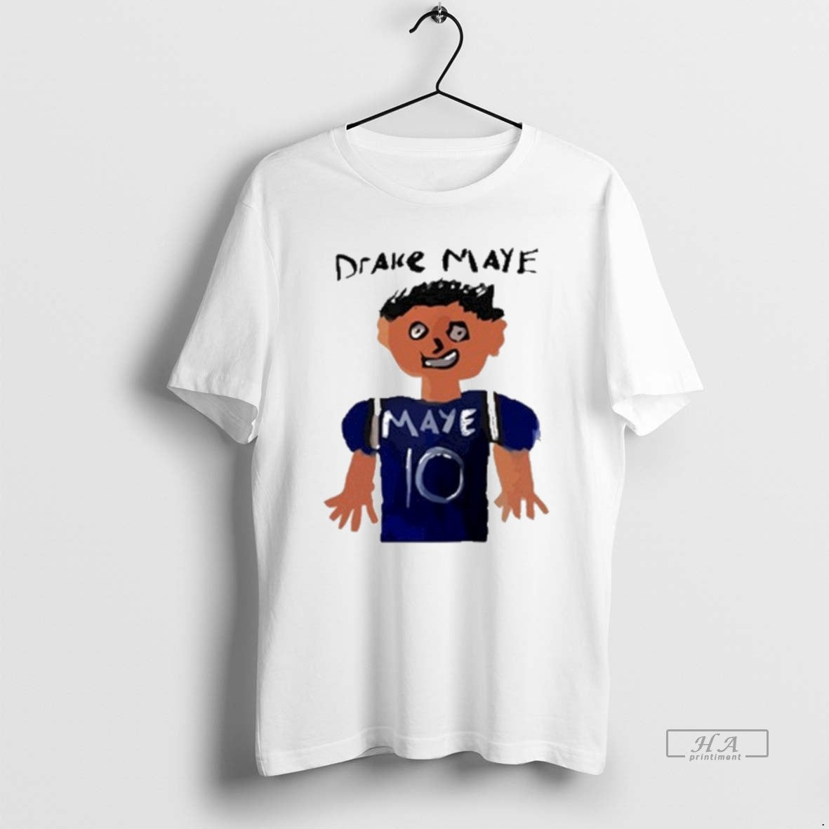 Official Drake Maye Number 10 New England Patriots Draw