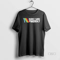 Official Dude Is Said Friendly Logo