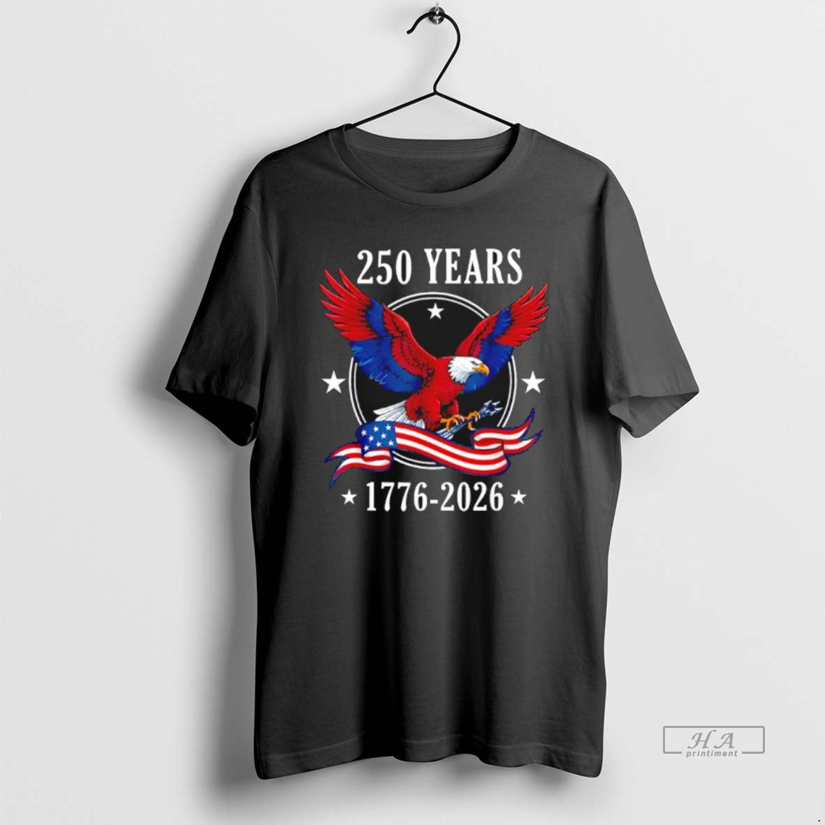 Official Eagle And Flag 250 Years 1776 2026 250th Birthday