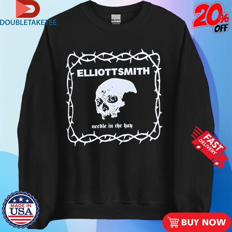 Official Elliott Smith Needle In The Hay Skull Either Orhategod Shirts Unisex , , , Long Sleeve Tee