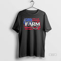 Official Farm Fathers Against Raising Morons American Flag Retro