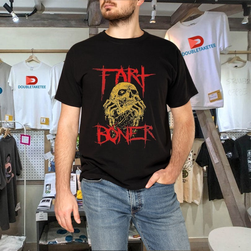 Official Fart Boner Skull Shirts Unisex , , , Long Sleeve Tee