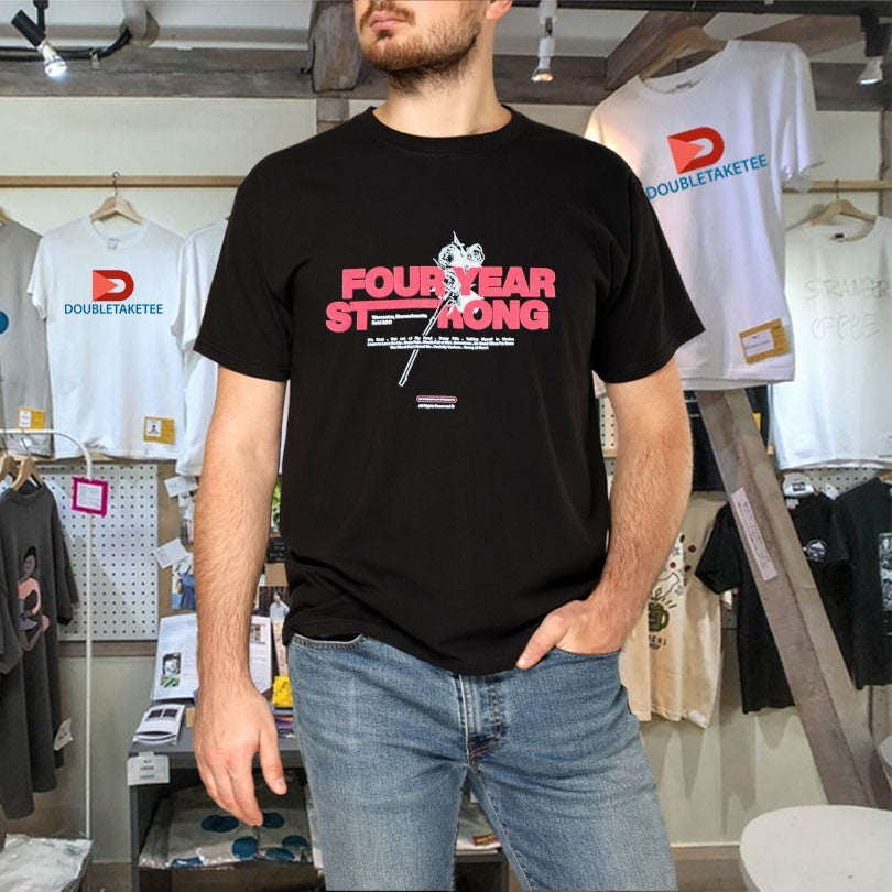 Official Four Year Strong Rose Tracklist Shirts Unisex , , , Long Sleeve Tee
