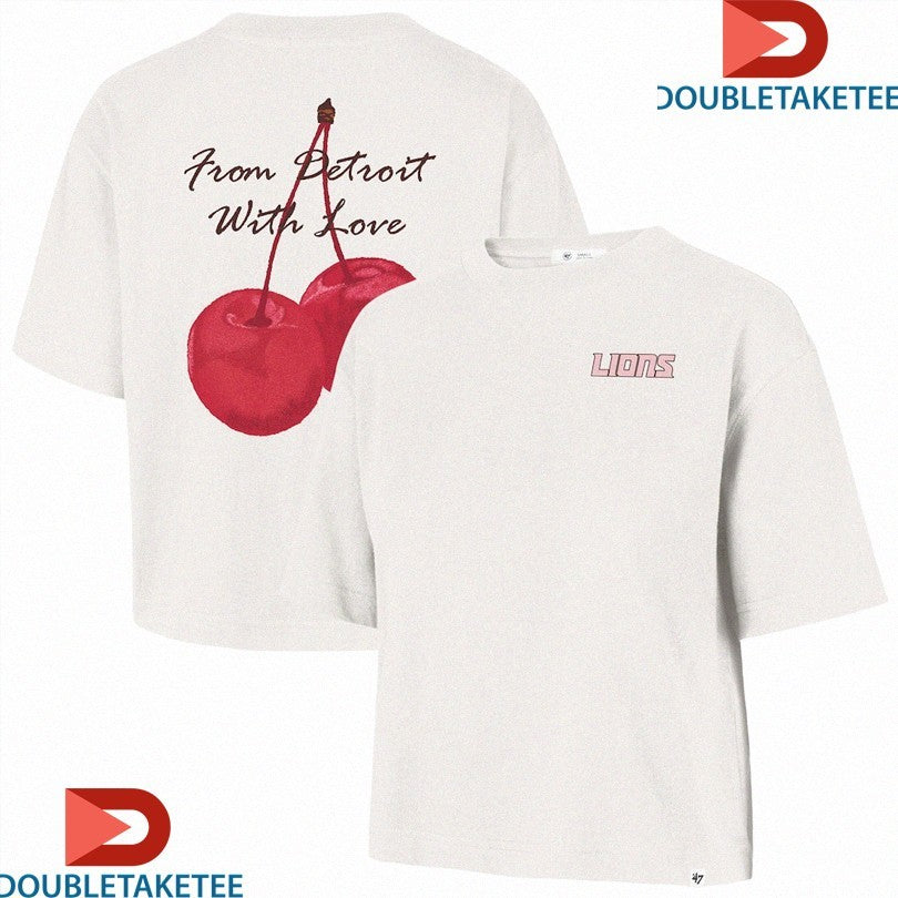 Official From Detroit Lions With Love Letter Reed City Cherry Shirts Unisex , , , Long Sleeve Tee