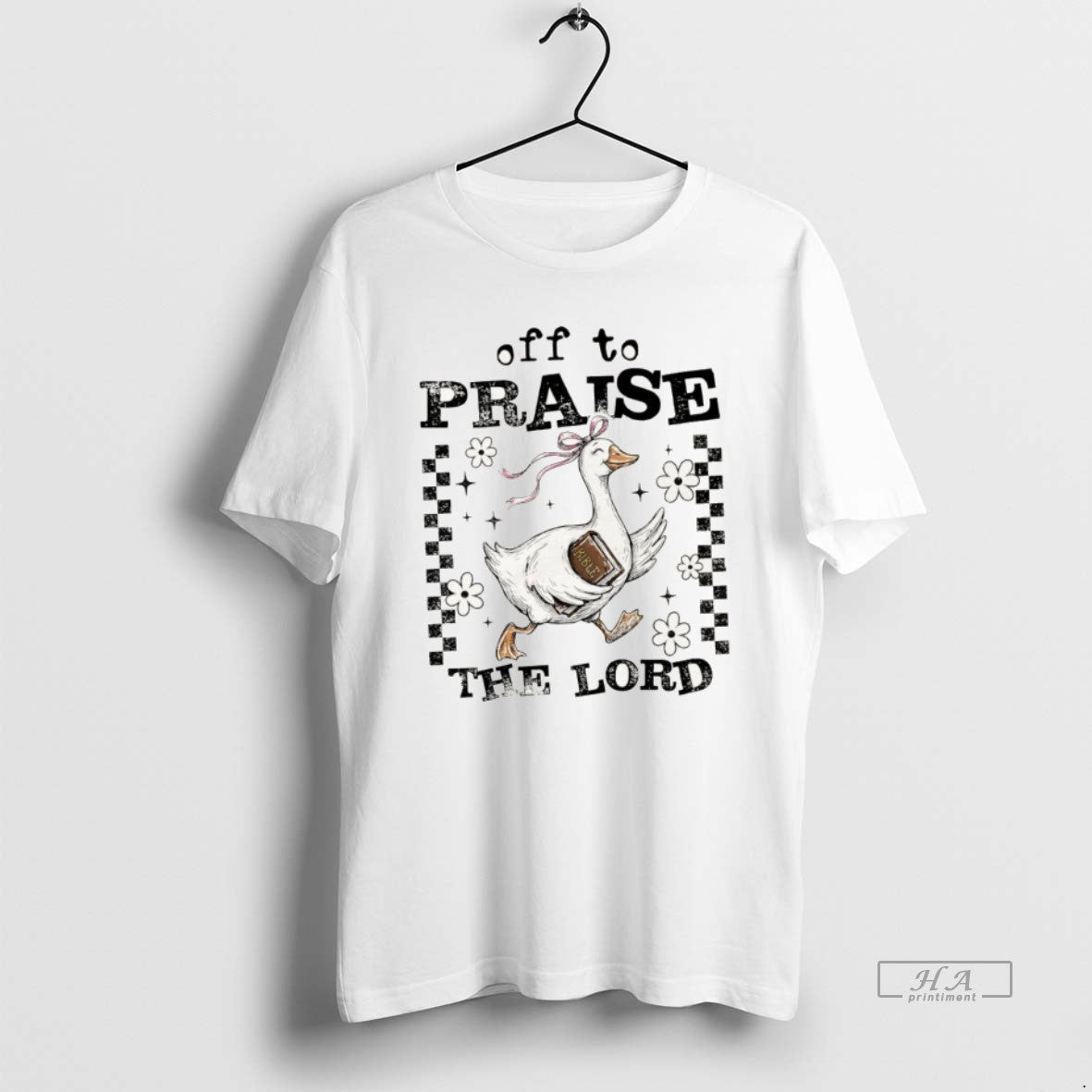 Official Funny Goose Christian Off To Praise The Lord