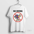 Official Funny Warning Sign No Diving Buffalo Bills Nfl Football