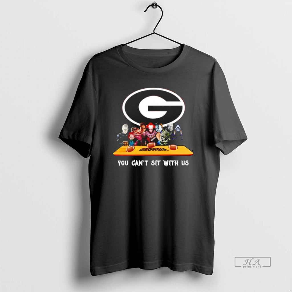 Official Georgia Bulldogs Horror Movie Characters You Cant Sit With Us Halloween