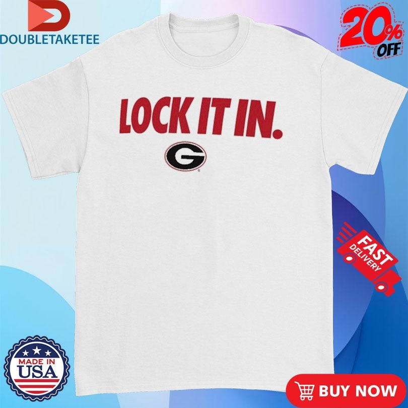 Official Georgia Bulldogs Lock It In Shirts Unisex , , , Long Sleeve Tee