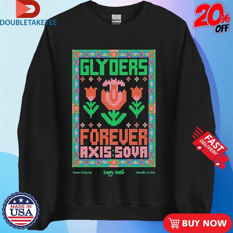 Official Glyders Empty Bottle Nov 22 2025 Tour Shirts Unisex , , , Long Sleeve Tee