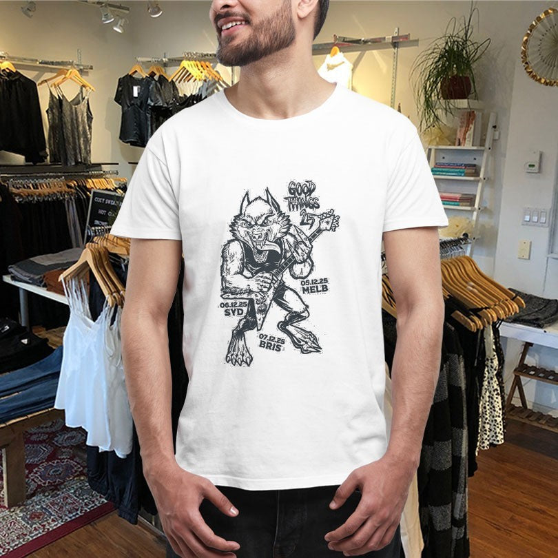Official Good Things Wolfman Guitar Rock Shirts Unisex , , , Long Sleeve Tee