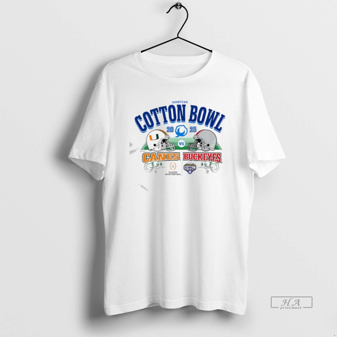 Official Goodyear Cotton Bowl 2025 Canes Vs Buckeyes Playoff Quarterfinal