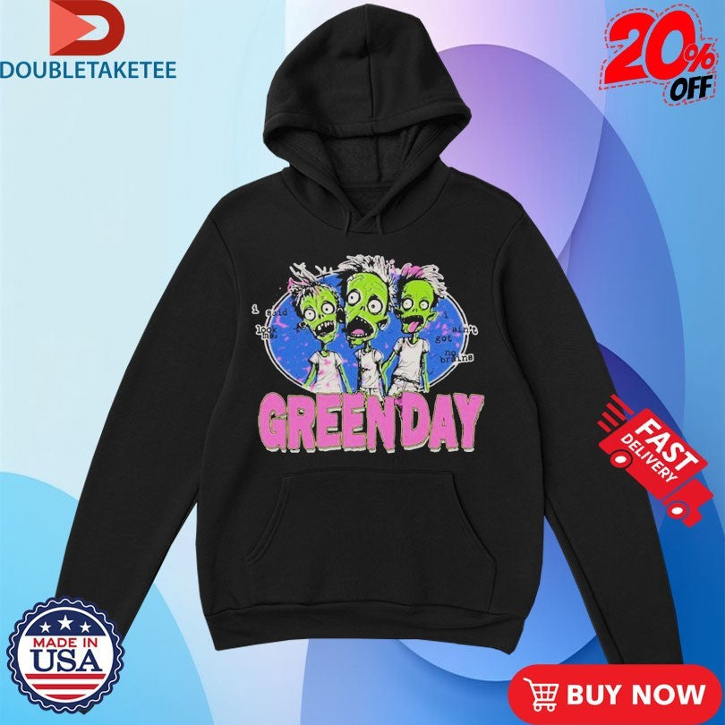 Official Green Day X Zombie Shirts Unisex , , , Long Sleeve Tee