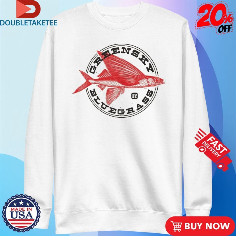Official Greensky Bluegrass Flying Fish Shirts Unisex , , , Long Sleeve Tee