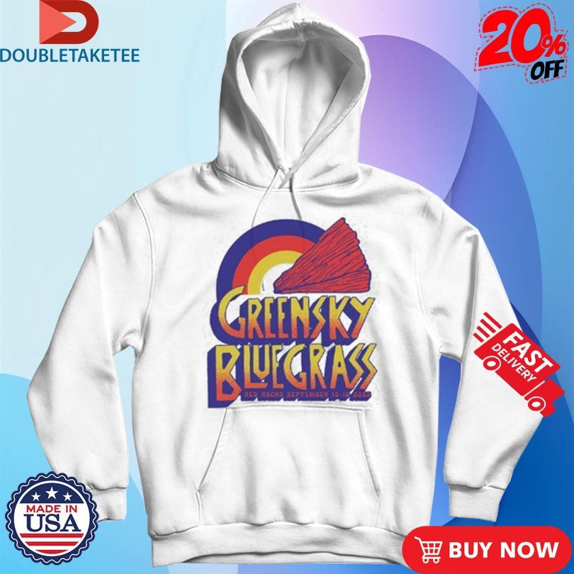 Official Greensky Bluegrass Red Rocks 2023 Rainbow Shirts Unisex , , , Long Sleeve Tee