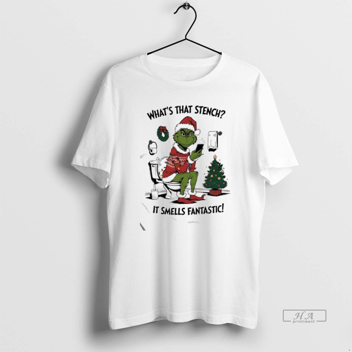 Official Grinch Santa Whats That Stench It Smells Fantastic
