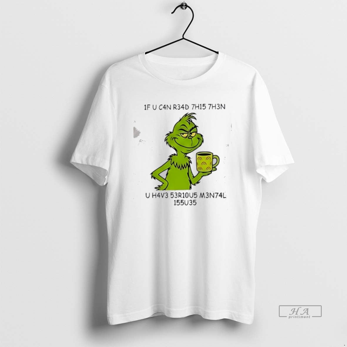 Official Grinch Encrypted Text Serious Psychological Problems