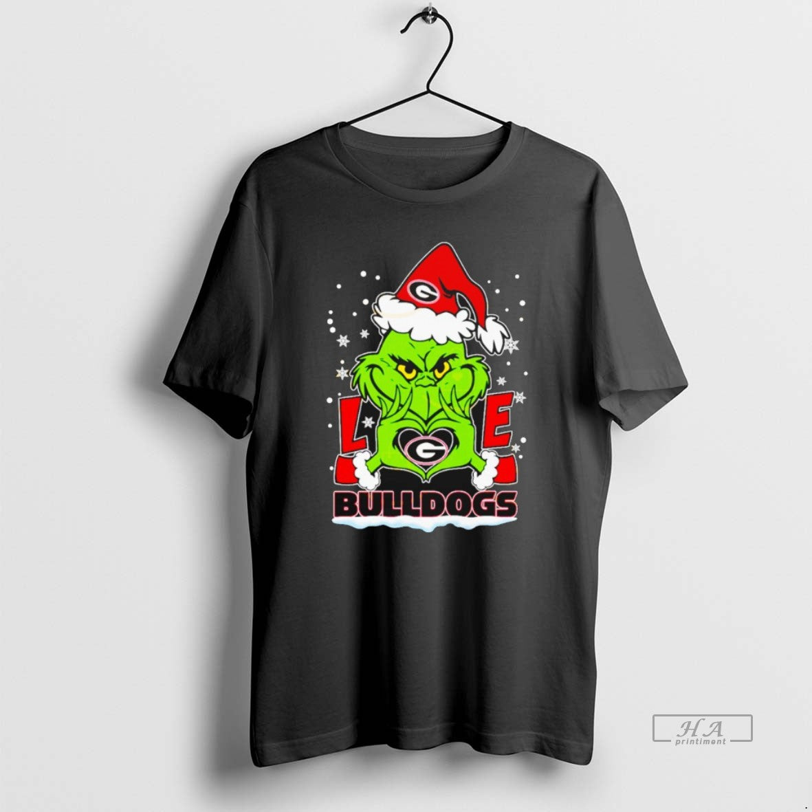 Official Grinch Love Georgia Bulldogs Christmas