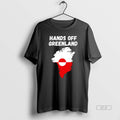Official Hands Off Greenland Greenlandic Flag