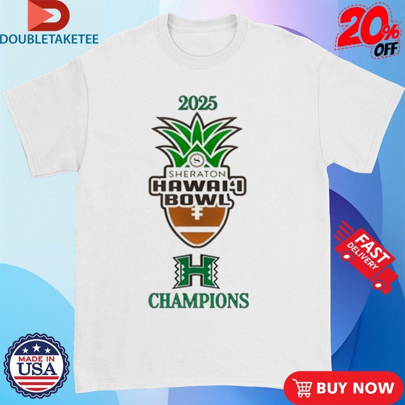 Official Hawaii Rainbow Warriors Hawaii Bowl Champions 2025 Shirts Unisex , , , Long Sleeve Tee