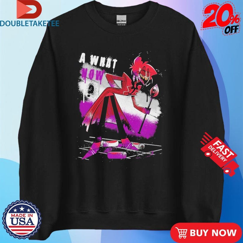Official Hazbin Hotel Alastor What Now Shirts Unisex , , , Long Sleeve Tee