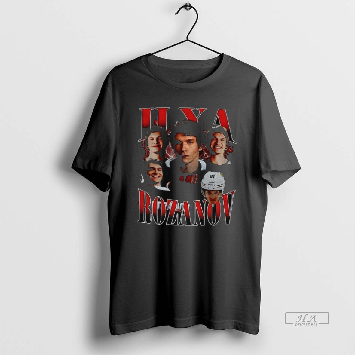Official Hollanov Ilya Rozanov Heated Hockey Rivalry Bootleg Graphic