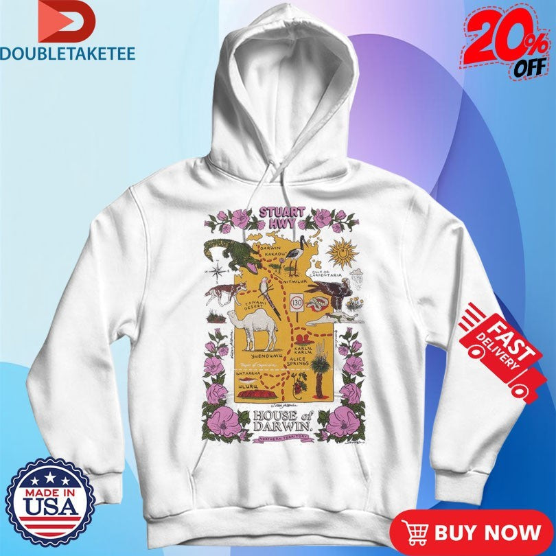 Official House Of Darwin Stuart Highway Shirts Unisex , , , Long Sleeve Tee