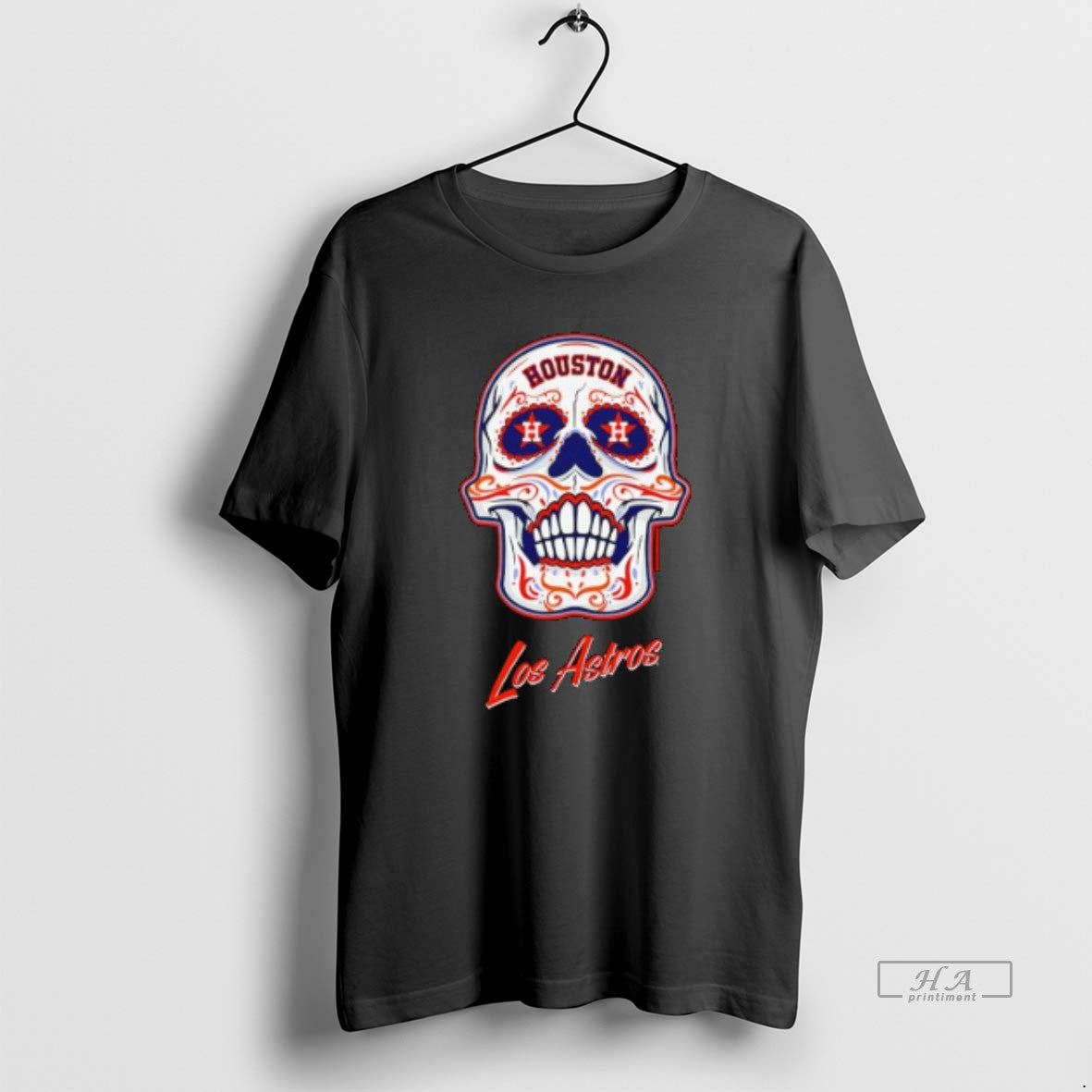 Official Houston Astros Sugar Skull Logo