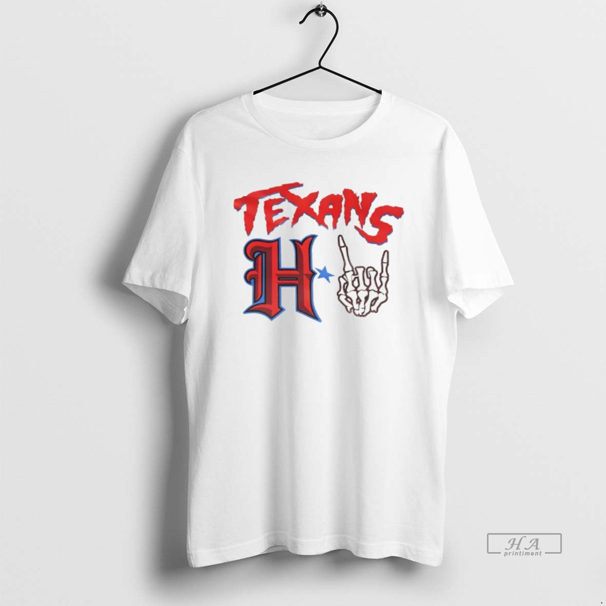 Official Houston Texans Football Nfl Rock And Roll Hand