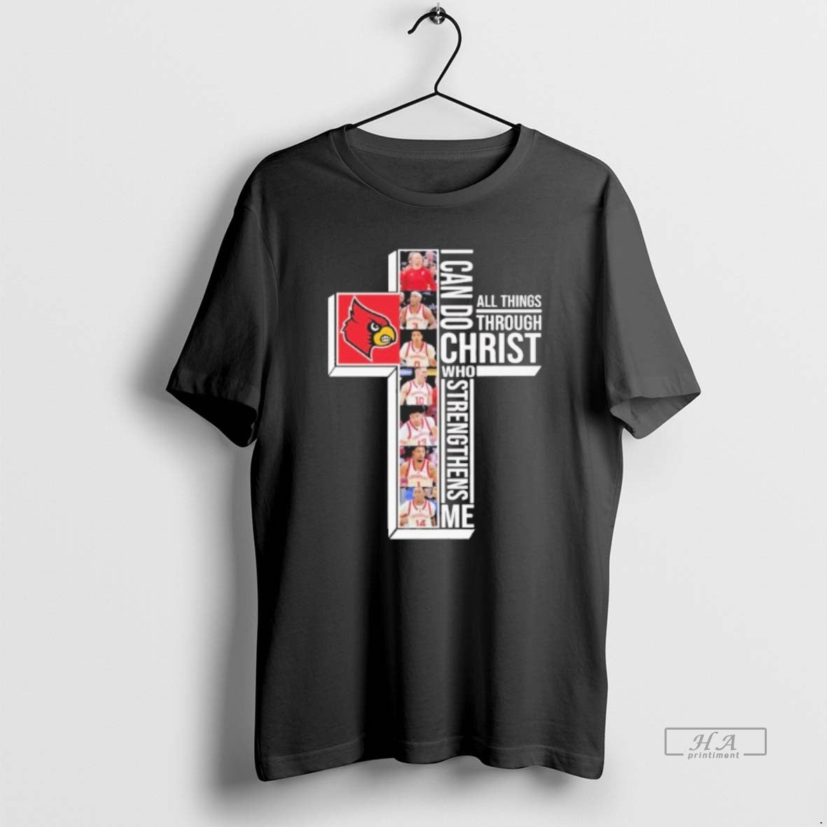 Official I Can Do All Through Christ Who Strengthens Me Louisville Cardinals Player